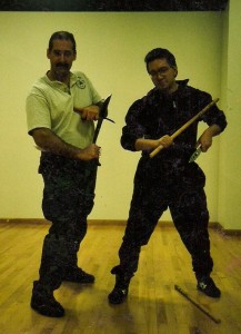 Tuhon McGrath and Mataas Na Guro Latorre in younger days circa 1995
